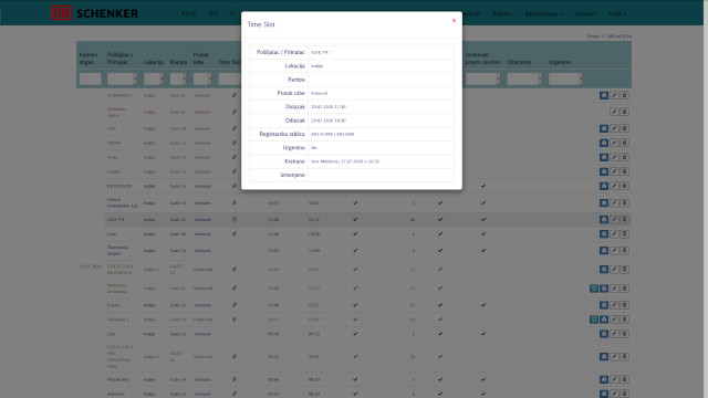 Warehouse Transit Control